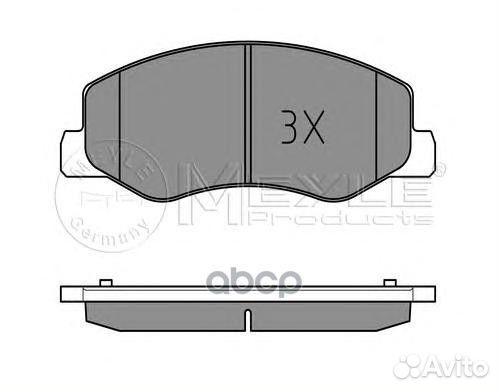 025 251 7218W колодки дисковые з. Renault Mast