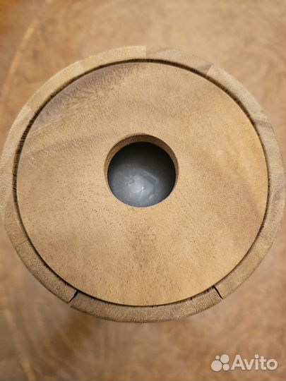 Горшок/банка/посуда деревянная для хранения