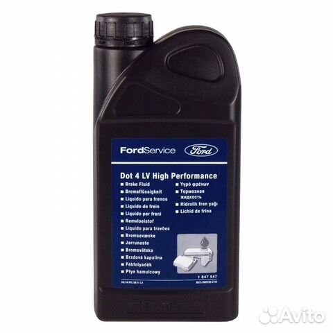 Тормозная жидкость lv dot 4, 1л