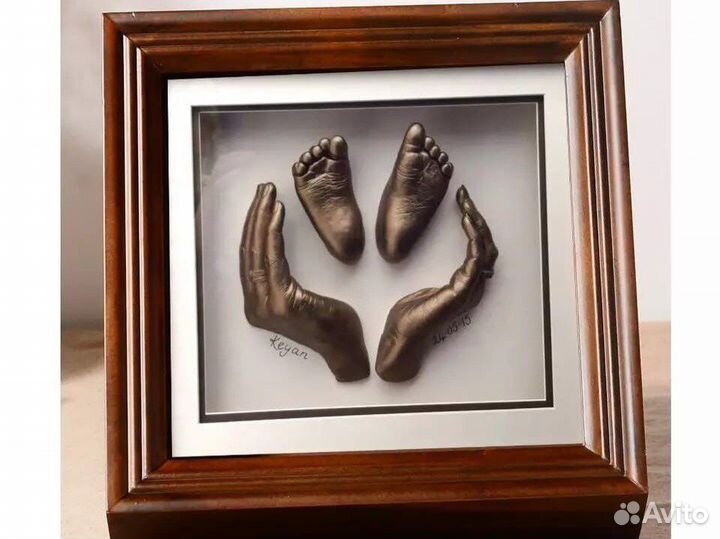 Зд фоторамка слепки ручек и ножек (2 комплекта)
