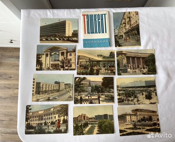 Открытки Ташкент времен СССР 1966 год