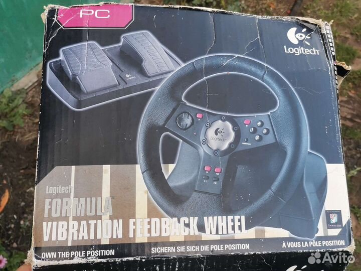 Руль игровой logitech formula vibration feedback