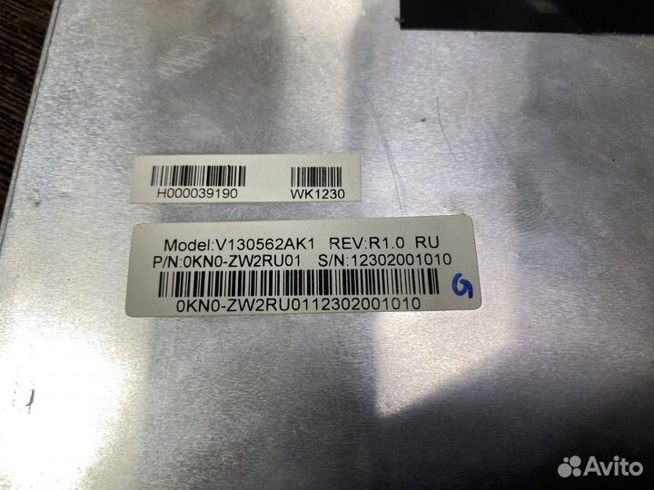 Клавиатура для ноутбука Toshiba