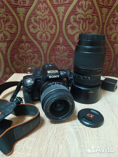 Зеркальный фотоаппарат sony со сменным обьективом