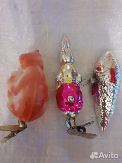 Елочные игрушки СССР