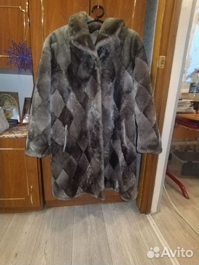 Шуба зимняя женская 52,54