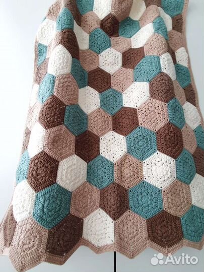 Детский плед 100 хлопок ручная работа