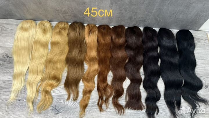 Шиньон хвост на крабе