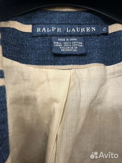 Ralph lauren пиджак женский