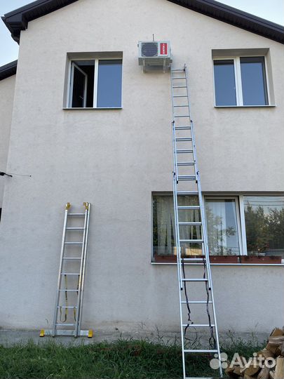 Установка сплит-систем, закладка труботрассы