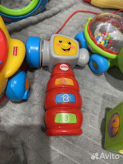Развивающие игрушки fisher price chicco пакетом