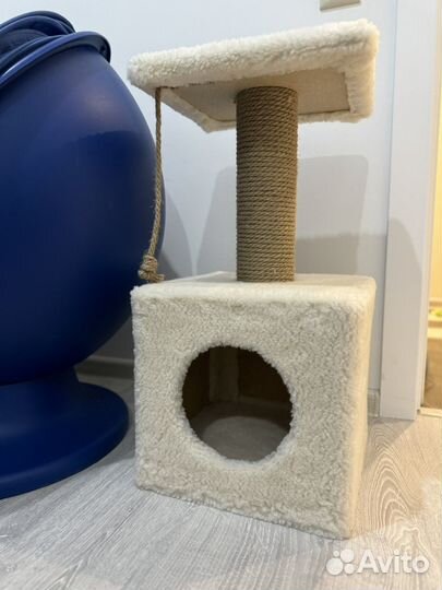 Домик для кошки с когтеточкой