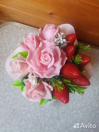 Букет из мыла