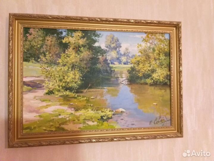 Картина маслом на холсте пейзаж