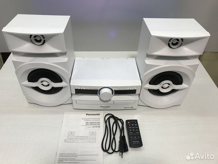 Музыкальный центр Panasonic SA-UX100 белый