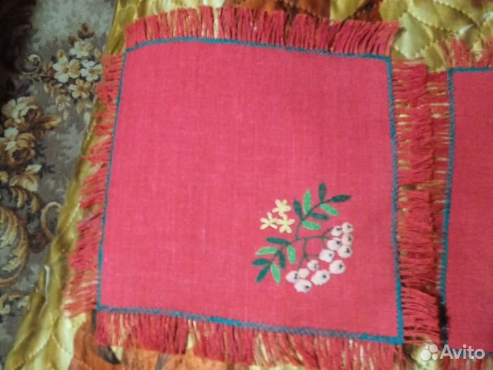 Красивые вышивки СССР платки