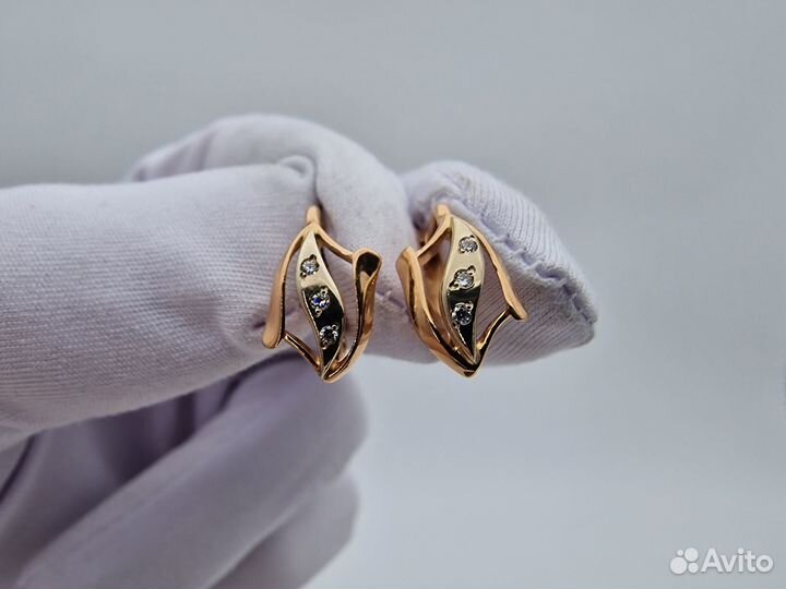 Золотые Серьги 585 пробы. Рассрочка