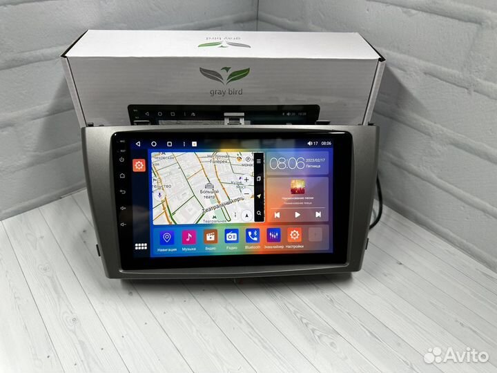 Магнитола андроид GrayBird Toyota Avensis 3 6Gb