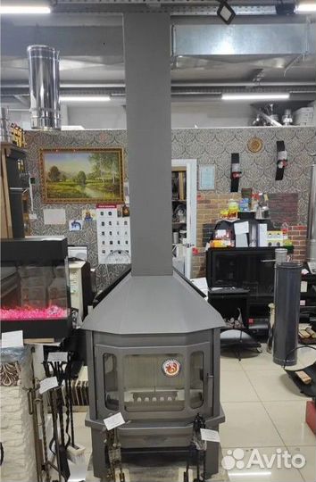 Печь камин (угловая)