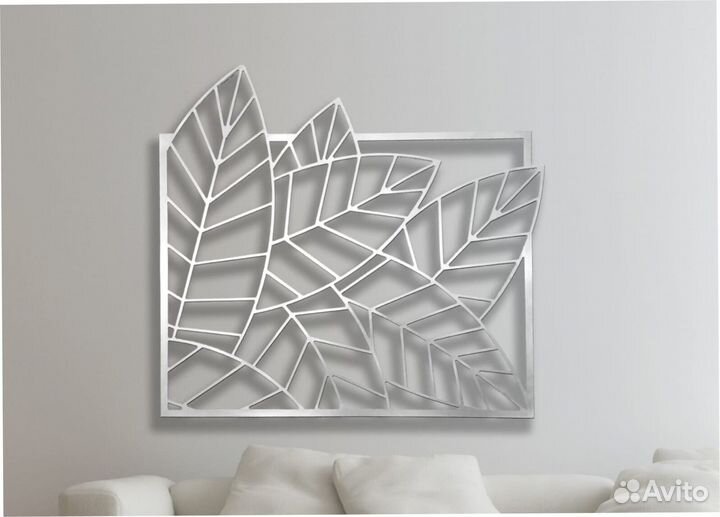 Интерьерное пано металлическое