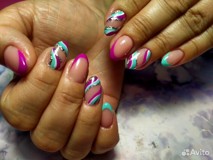 Маникюр, гель лак, наращивание в своей студии