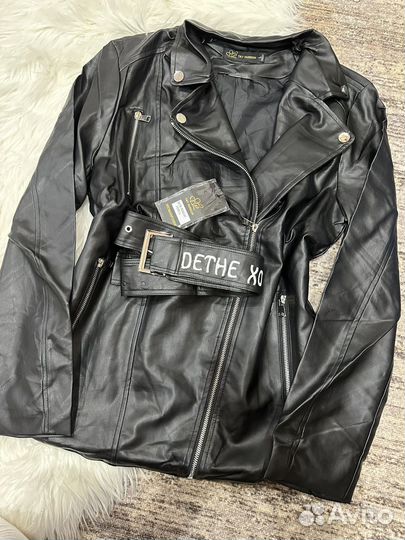 Куртка кожаная 44-46 новая