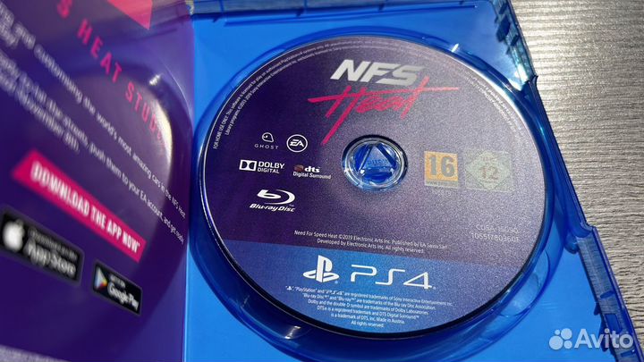 Nfs heat ps4 диск