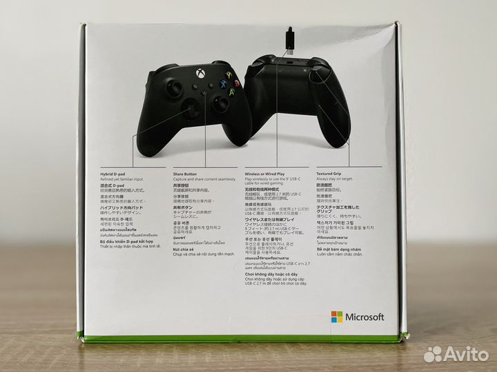 Геймпад Xbox + кабель USB-C - Новый
