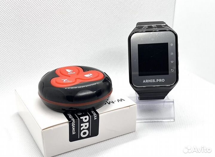 Влагозащищенная кнопка вызова официанта и часы