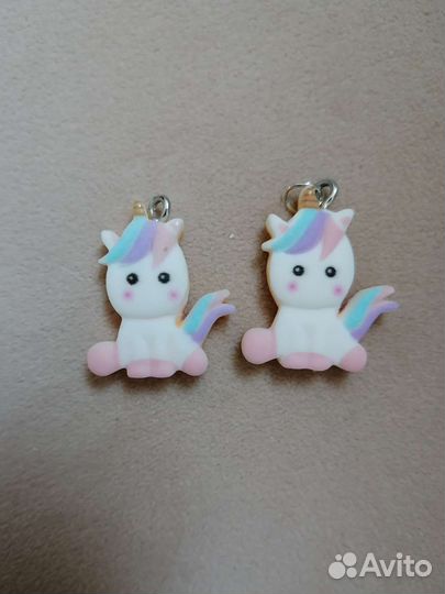 Бижутерия детская. Серебряные подвески