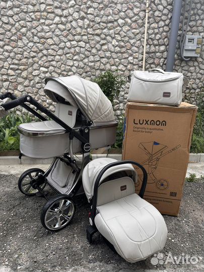 Коляска 3 в 1 из Эко кожи