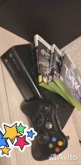 Игровая приставка xbox 360 с играми