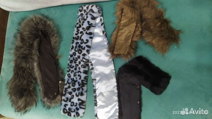 Меховые воротники,опушки на капюшон,остатки меха