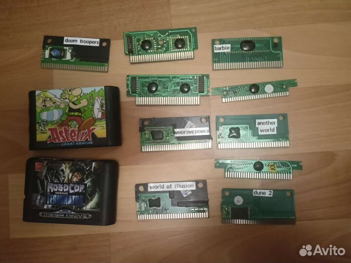 Картриджи и платы для sega и денди