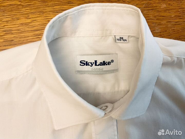 Рубашка белая для мальчика 158-164