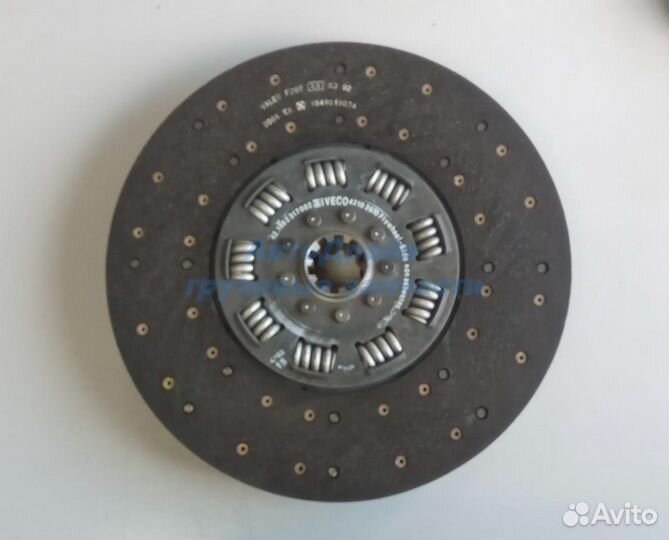 Диск сцепления Ивеко Траккер евростар евротех