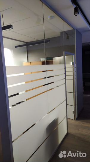 Стеклянные перегородки