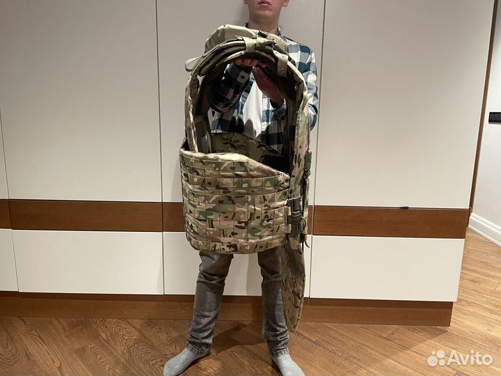 Жилет для богатырей с напашником и шеей