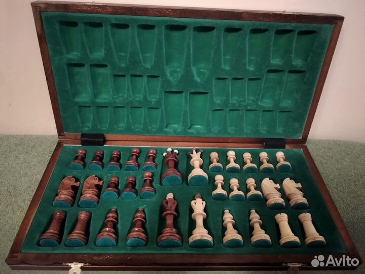 Шахматы ручная работа деревянные резные Senator