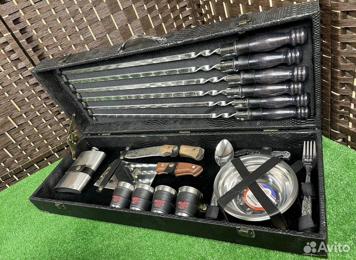 Шашлычный набор в кейсе