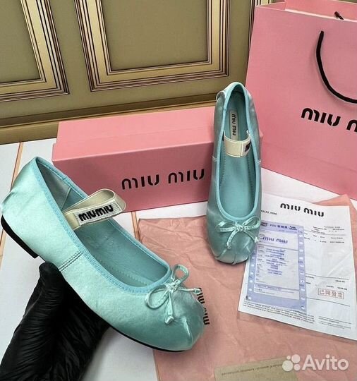 Балетки Miu Miu р.36-40