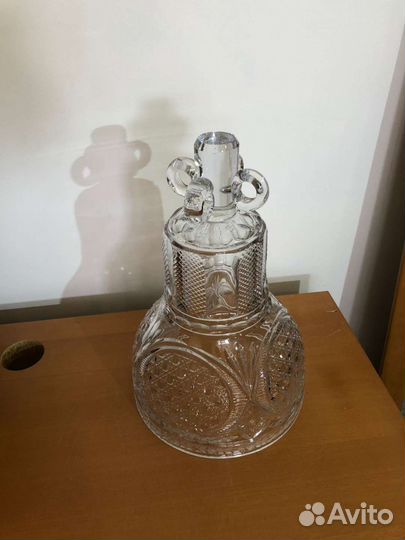 Колокол хрустальный большой