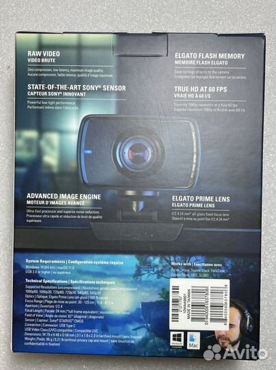 Веб-камера Elgato Facecam, новая