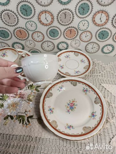 Чайное трио mitterteich Германия 1920 год