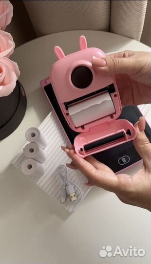 Мини Принтер в комплекте планшет для рисования