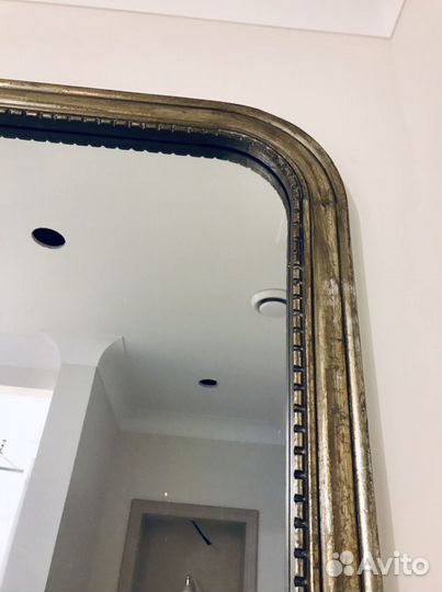 Зеркало 90х120см новое массив мангового дерева