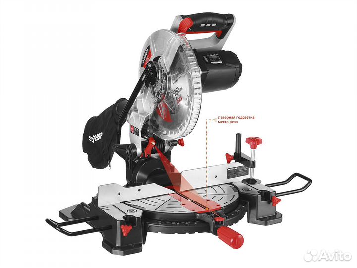 Торцовочная пила 1600 Вт, зпт-255-1800 лм2