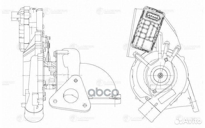 Турбокомпрессор Ford Transit 06 LAT 1007 luzar