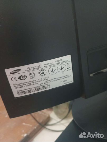 Монитор Samsung syncmaster e2020