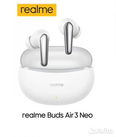 Новые Realme Buds Air 3 Neo white